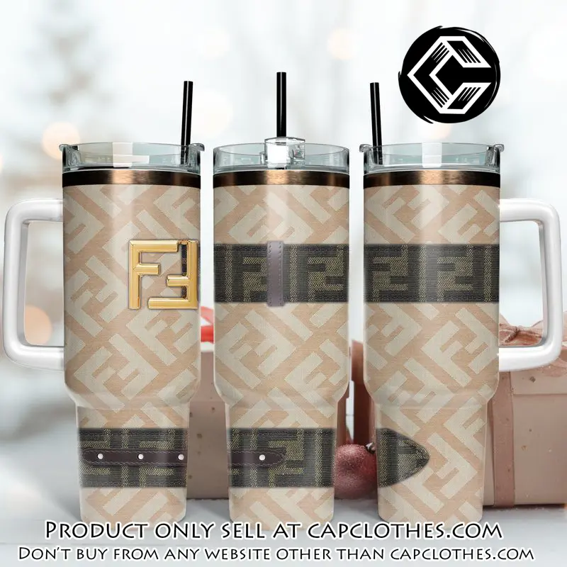 Fendi logo 40oz stanley tumbler fendi stanley tumbler ktb1067 cc0837436